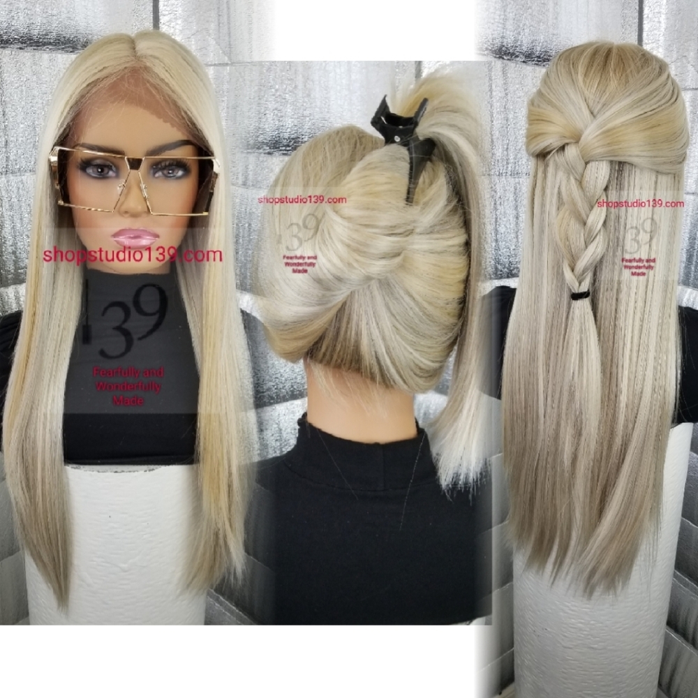Sexy blonde ombre lace front wig - Picture 1 of 6